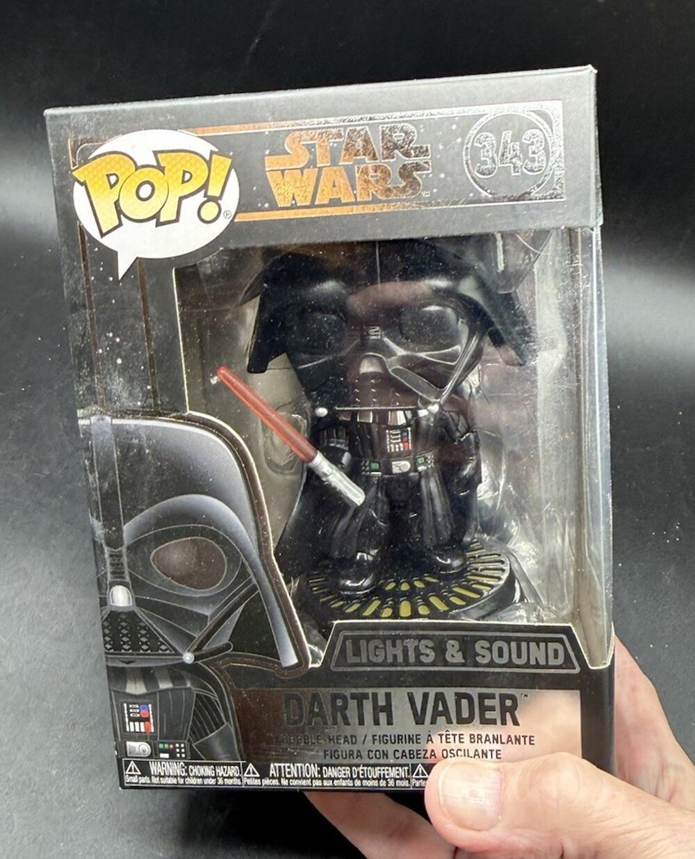 Funko Pop! Vinyl: Star Wars Darth Vader #343 - Lights and Sound Collectible New!